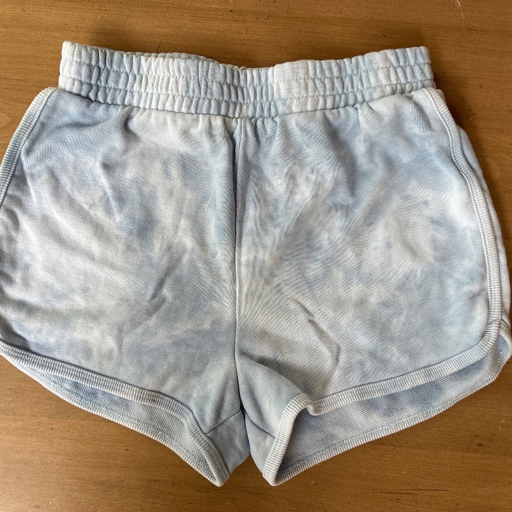 Gap kids, blue tie-dye shorts girls m (8)